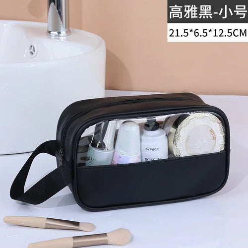 Portable Travel cosmetic bag Women Transparent Makeup Bag