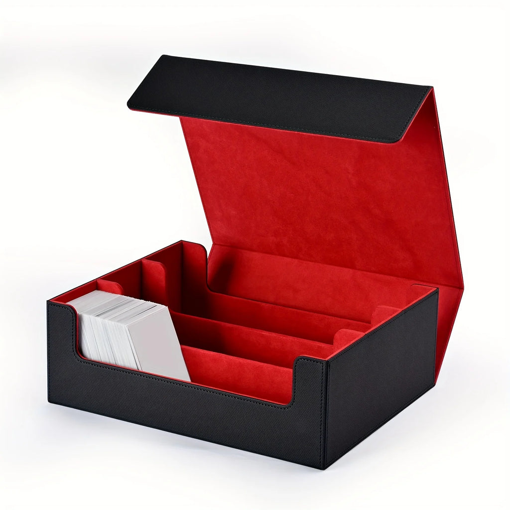 Trading Card Storage Box, Can Hold 1800+ Single Decks, Magnetic