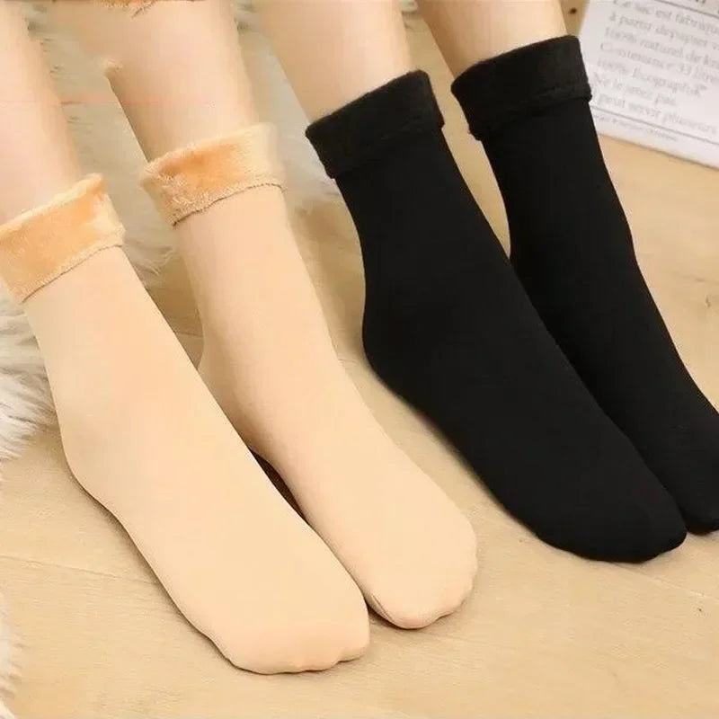 Women Winter Thicken Warm Short Socks Thermal Cashmere