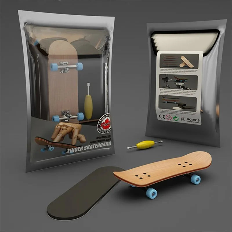 Mini Maple Finger Skateboard Desktop Sport Game Fingerboard Toys Mini