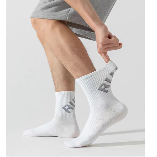 1/3 Pair Of Running Socks For Men And Women, Short Tube Towel Bottom