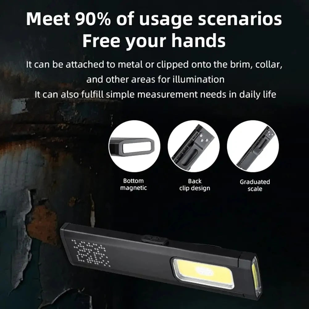 Mini Portable Rechargeable LED Torch Light, Waterproof Outdoor Work