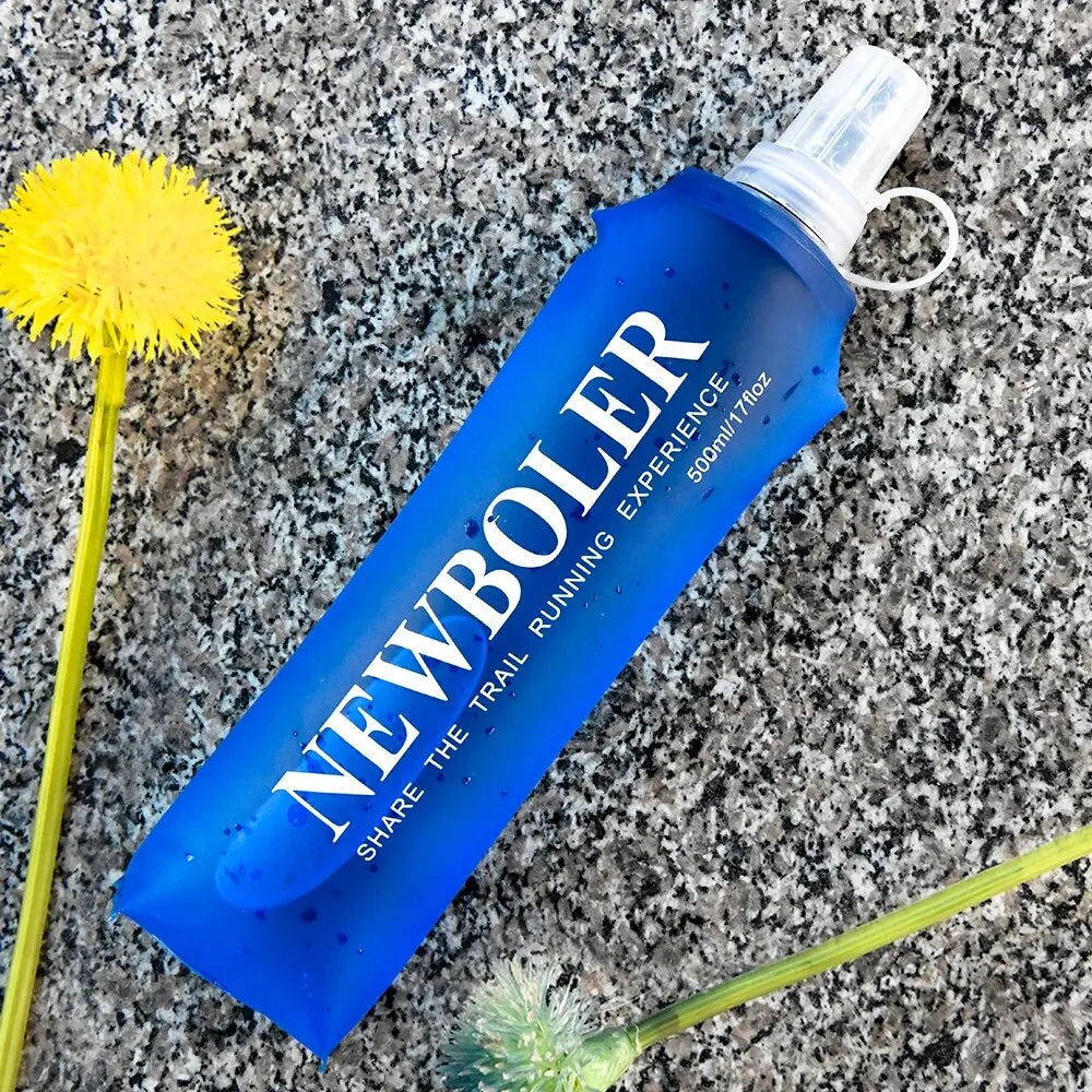 NEWBOLER TPU Folding Soft Flask Sport Water Bottle