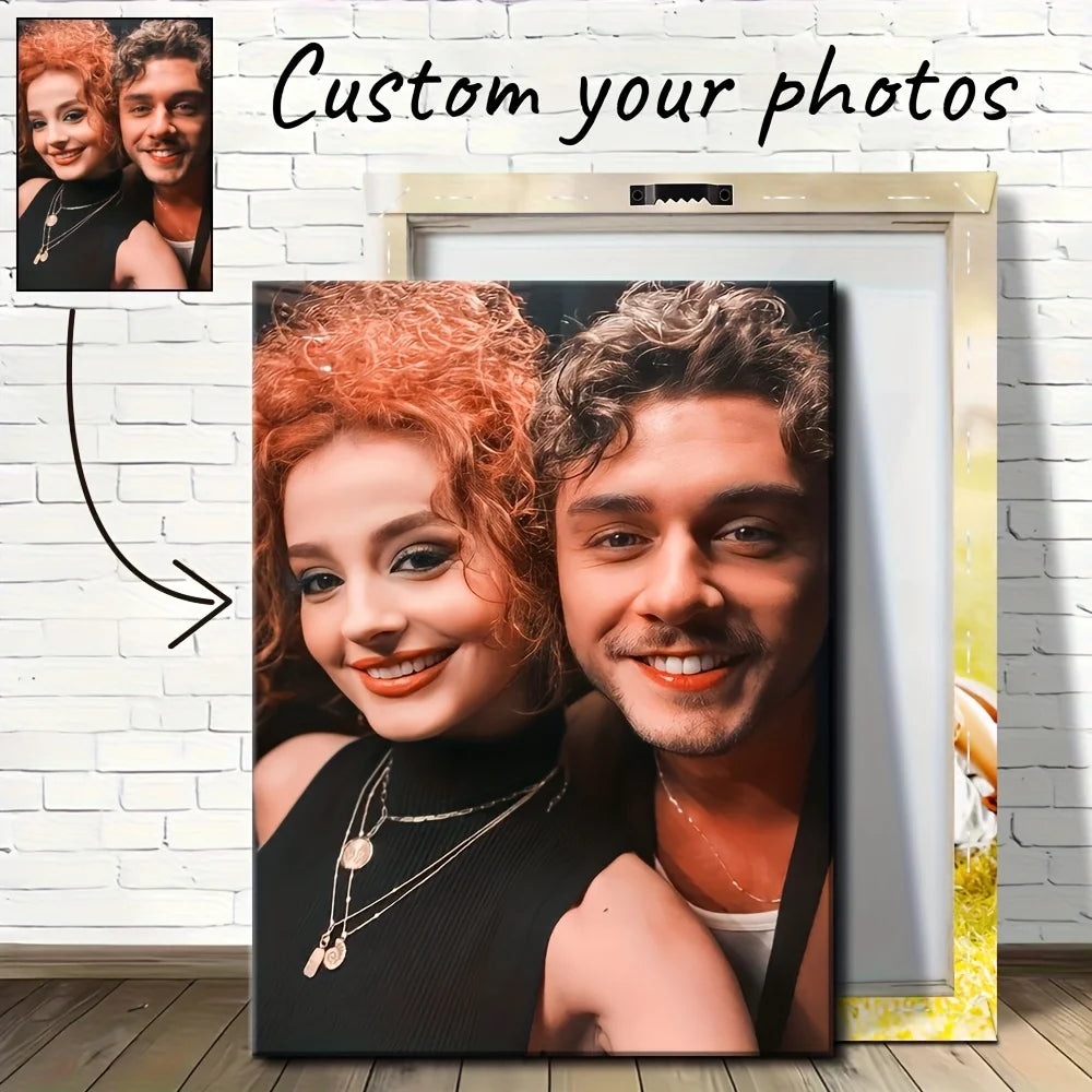 Custom Canvas Wall Art Framed, Printing of Your Favorite Photos