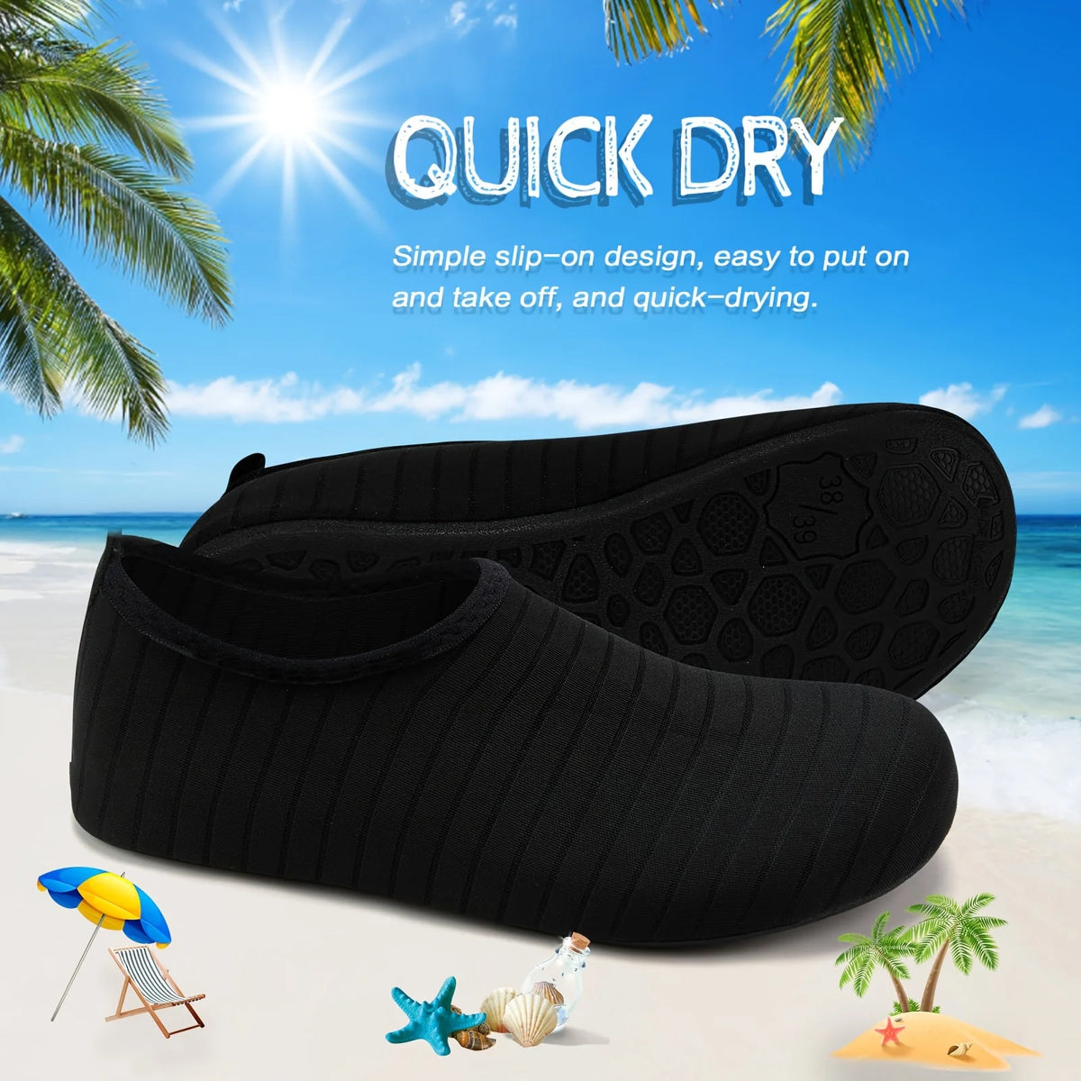 Water Shoes Women Barefoot Socks Anti-Slip Quick-Dry Men Beach