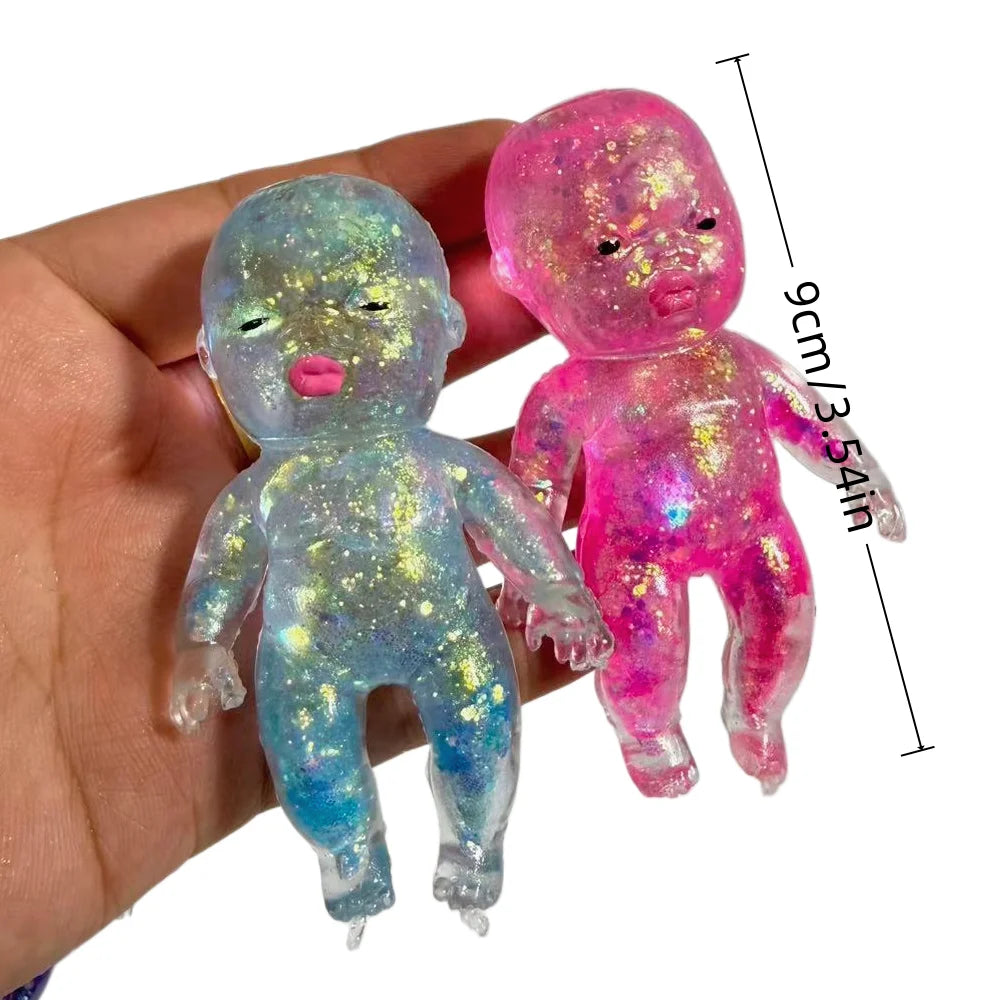 Stress Relief Toy Squishy Baby Shape Squeeze Toy Anti-stress Toy