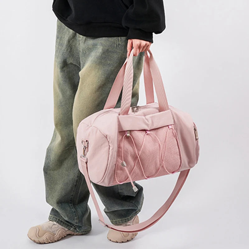 Large Women's Fitness Handbag Gym Sport Tote Bag Dry Wet Swimming