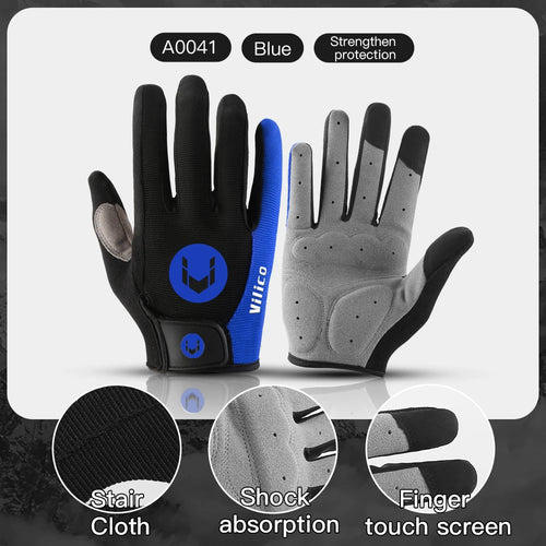Sports Cycling Gloves Breathable Non-slip MTB Road Bike Gloves Touch