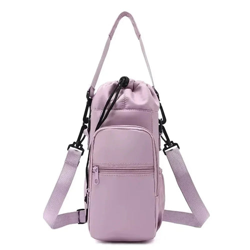 Portable Water Bottle Bag with Adjustable Strap Thermal Mugs Insulated