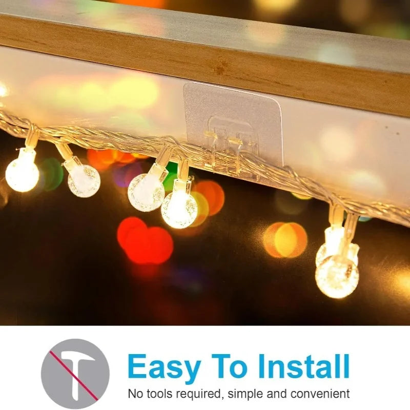 Outdoor String Light Clips, Strong Waterproof Adhesive Hooks