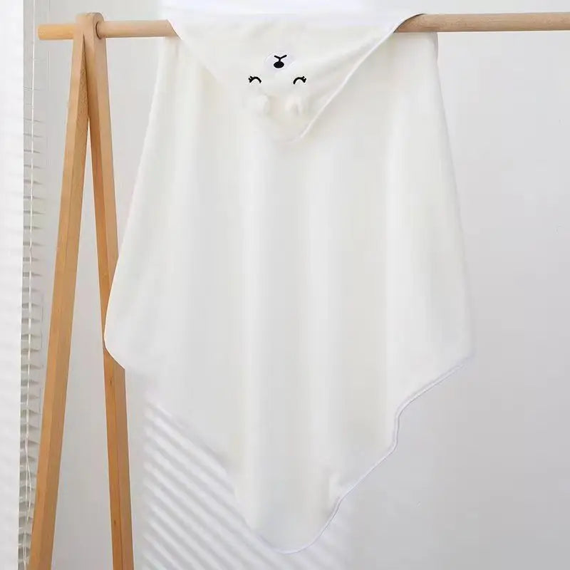 Baby Animal-Shaped Bathrobe, Quick-Absorbing Soft Hooded Bath Towel