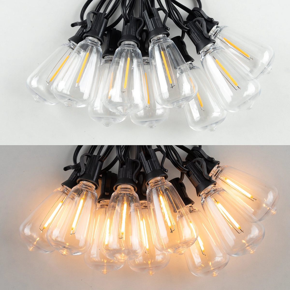 ST38 String Lights Outdoor Garland Connectable Shatterproof Waterproof