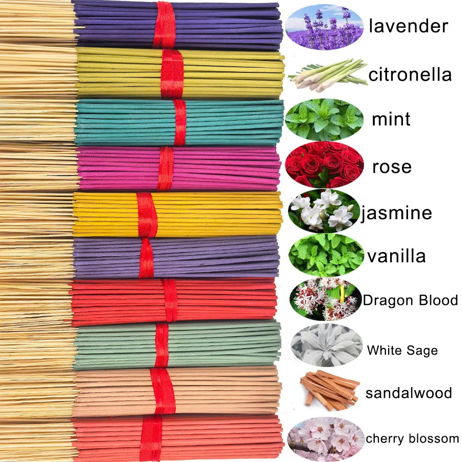 7 Sets of 140 Incense Sticks, Available in Four Seasonal Sets