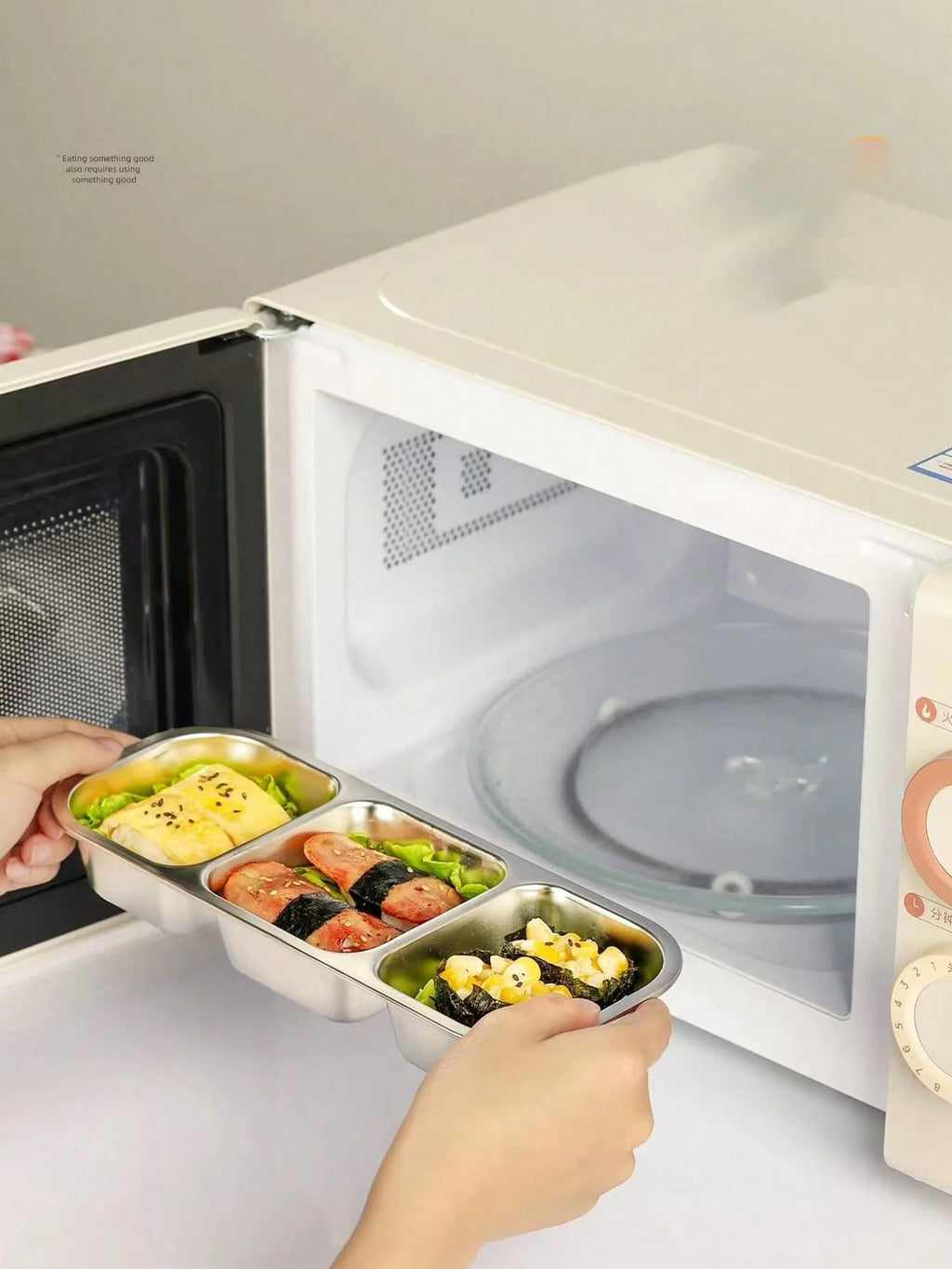 Stainless Steel Mini Compartment Lunch Box for Weight Loss Meals