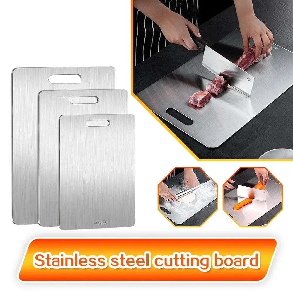 Stainless Steel Panel and Chopping Board Kitchen Household Thickened