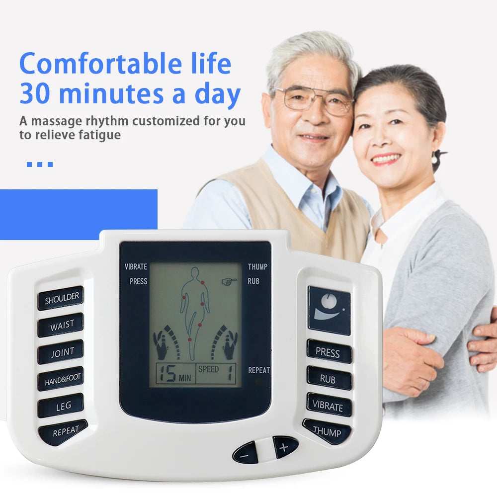 10 Modes Electrical EMS TENS Pulse Body Massage Acupoint Meridian