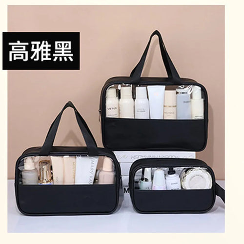 Portable Travel cosmetic bag Women Transparent Makeup Bag