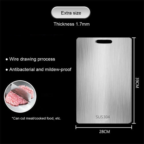 Stainless Steel Panel and Chopping Board Kitchen Household Thickened
