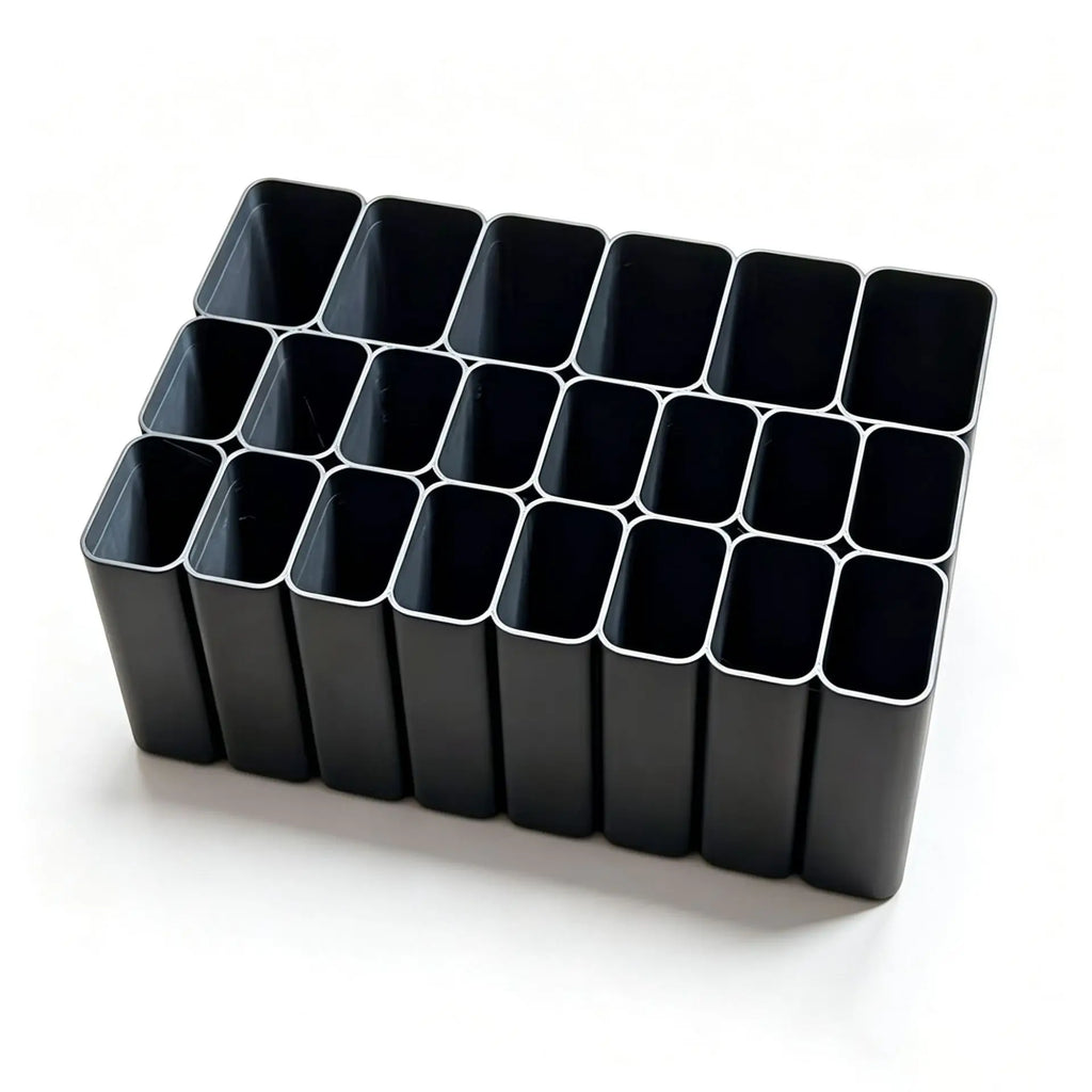 11/22 Grids USB Cable Storage Tray Wire Management Box Desktop