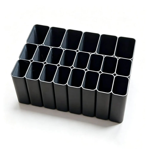 11/22 Grids USB Cable Storage Tray Wire Management Box Desktop