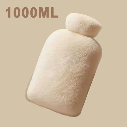 1/2PCS1000ML Soft Hand Warmer Hot Water Bag Bottles Removable Washable