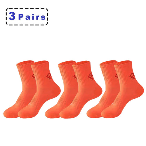 1/3 Pair Of Running Socks For Men And Women, Short Tube Towel Bottom