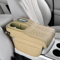 Multifunctional Car Armrest Cushion, Center Console Cover with Tissue