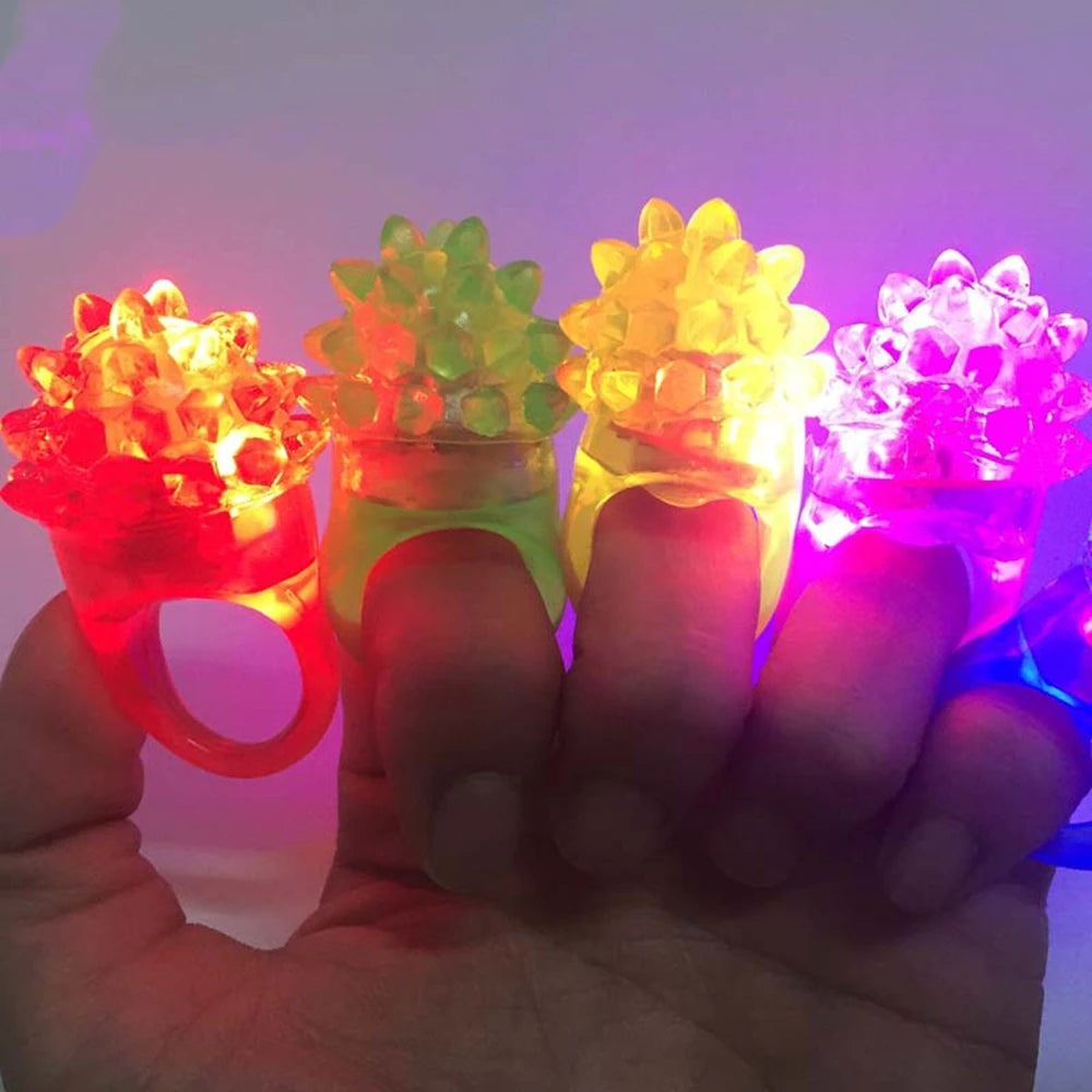 Cute LED Luminous Rings Kids Birthday Party Masquerade Gifts