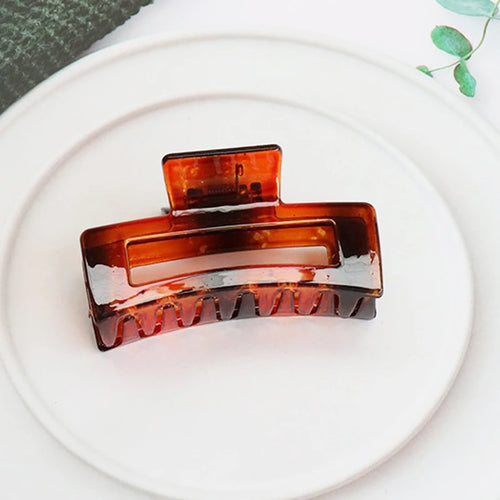 Korean Women Girls Plastic Hair Claws Hair Clips Headwear Large Size