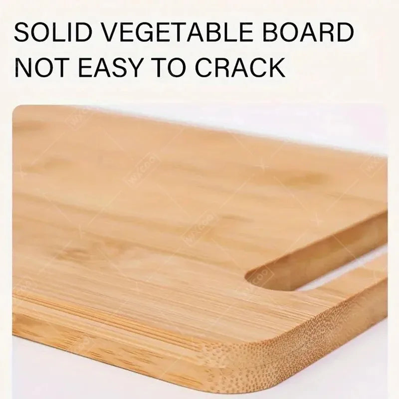 WXCOO Kitchen Wooden Chopping Boards Double-sided Serving Board for