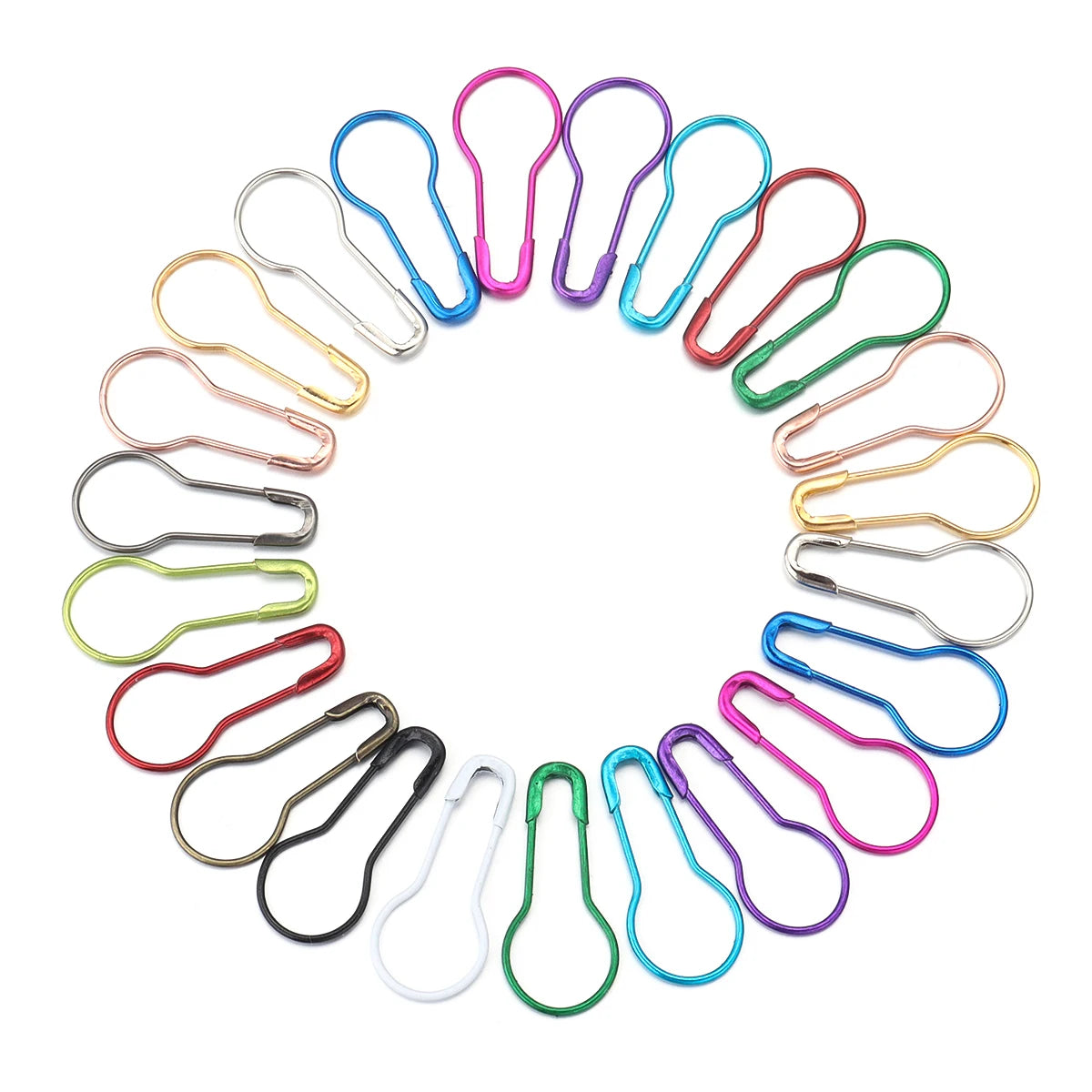200Pcs/Lot Metal Pins Crochet Accessories Gourd Safety Pin Locking