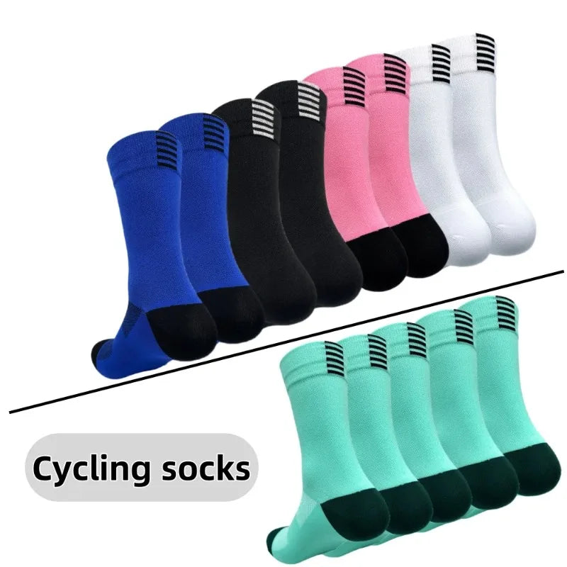 Cycling Socks Running Quick Dry Medium Cylinder Men and Women Sports
