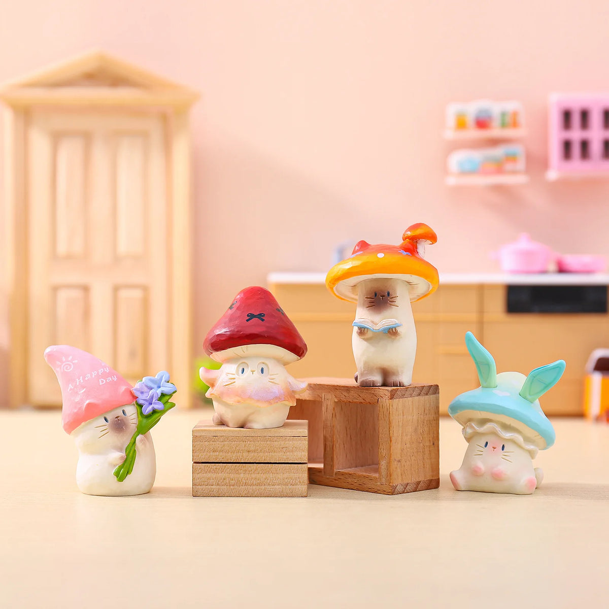 Cat Pai Fantasy Mushroom Series Blind Box Fun In-Vehicle Decoration