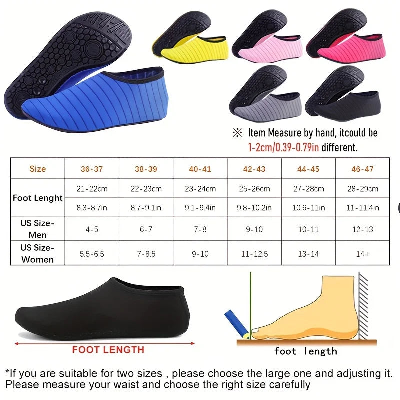 Water Shoes Women Barefoot Socks Anti-Slip Quick-Dry Men Beach