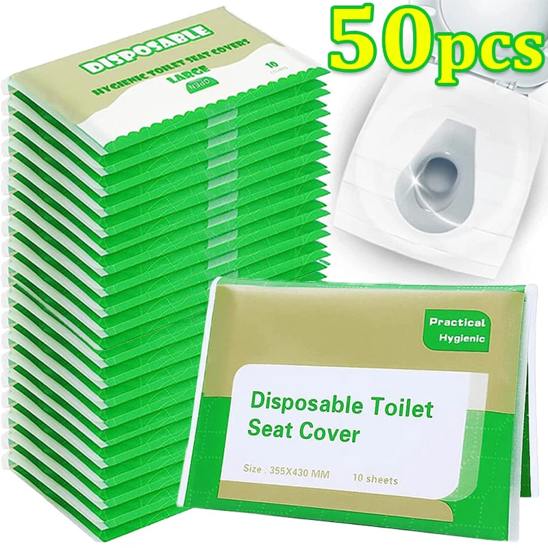 Portable Disposable Toilet Seat Cover Travel Camping Hotel Bathroom