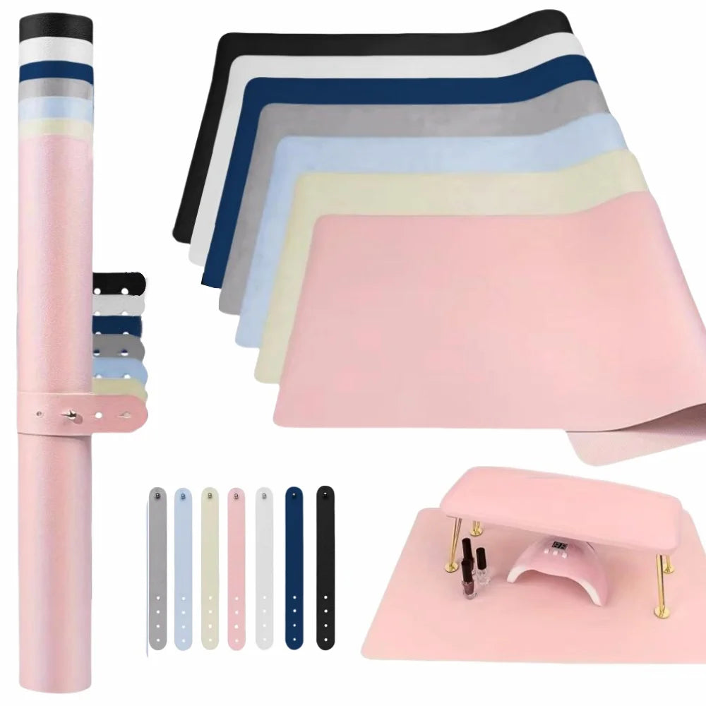 Nail Art Table Mat Foldable Hand Rest Pad For Nail Armrest Cushion