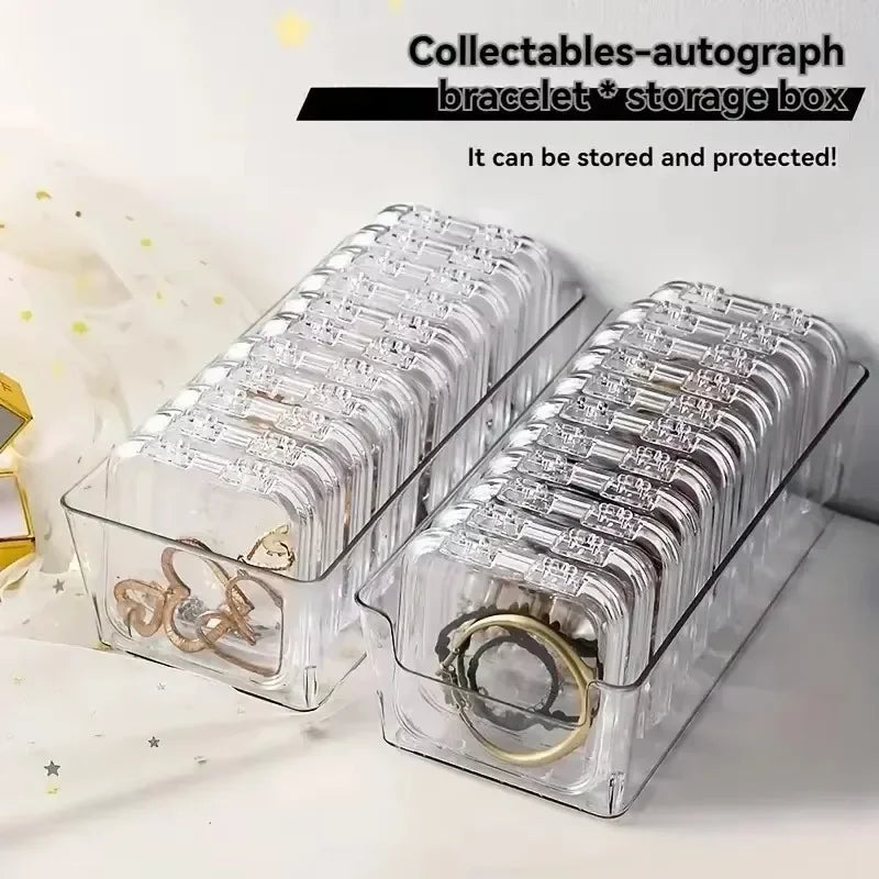 10 Pcs Wearing Armor Storage Box Jewelry Storage Bracelet Storage Box