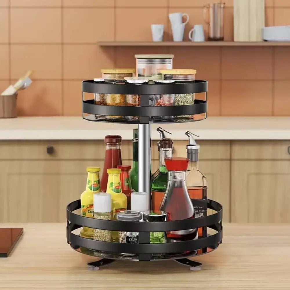 Multi-purpose 360° Rotating Storage Box Space-saving Non-slip