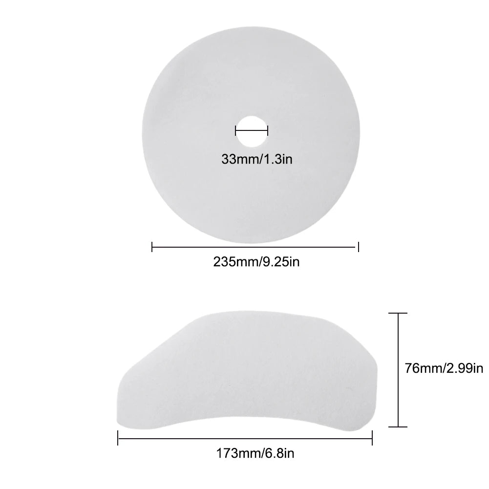 10pcs Tumble Clothes Dryer Exhaust Filter For BUSH DHB7VTDW DHB7VTDB