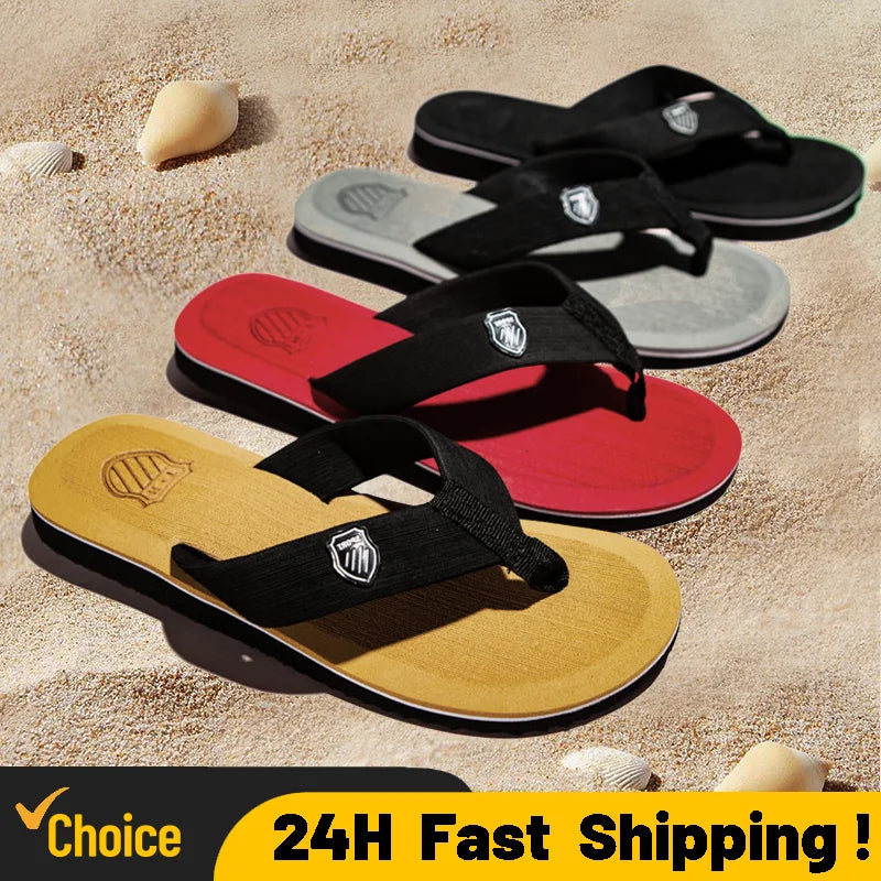 Flip-Flops For Men 2024 Summer Anti-Skid Breathable Home Outdoor