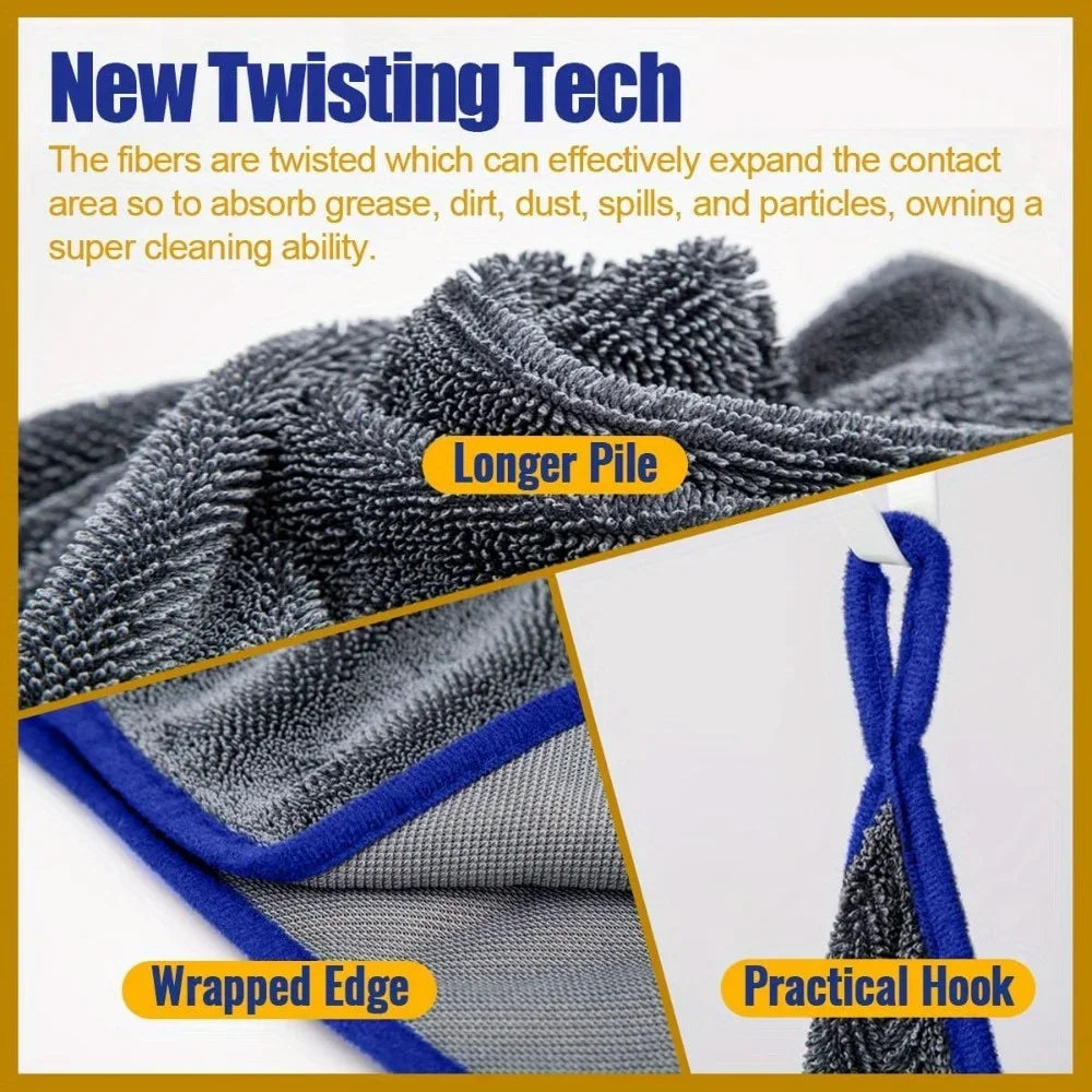 Extra Large Car Drying Towel - Ultra-Absorbent Soft