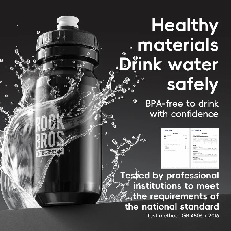 ROCKBROS Bicycle Water Bottle 600ML PP Sports Cup Cycling Kettle