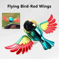 BLALION Simulated Flying Bird Car Ornament Wing Can Swing