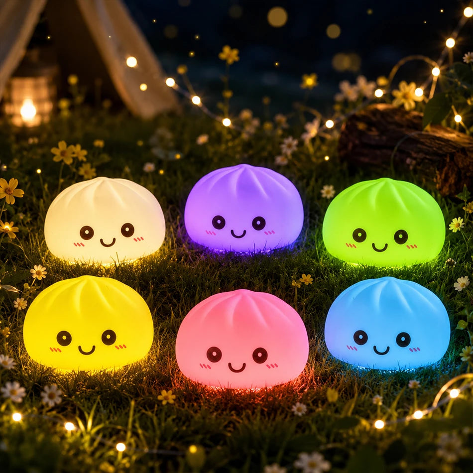 Dumpling Night Lights Glowing Dumplings Desktop Ornament Cute