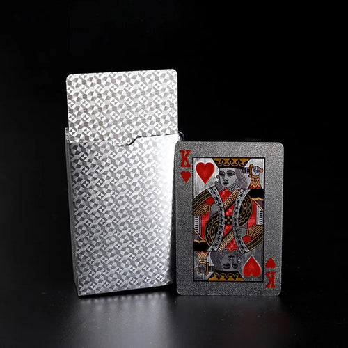 Cool Black Gold Waterproof Playing Cards, a Deck of Playing Cards