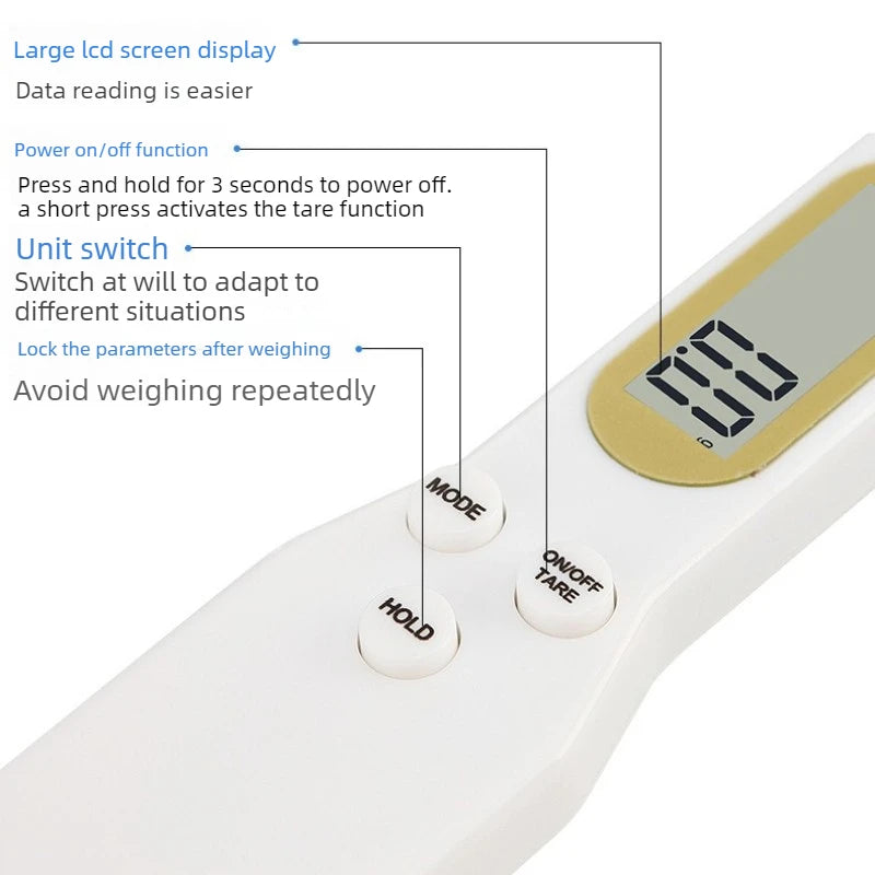 Measuring Spoon Scale Battery Powered Spoon Electronic Scale Precise