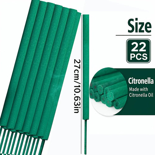 Garden Lemongrass Large Incense Sticks, 27cm Extra Long