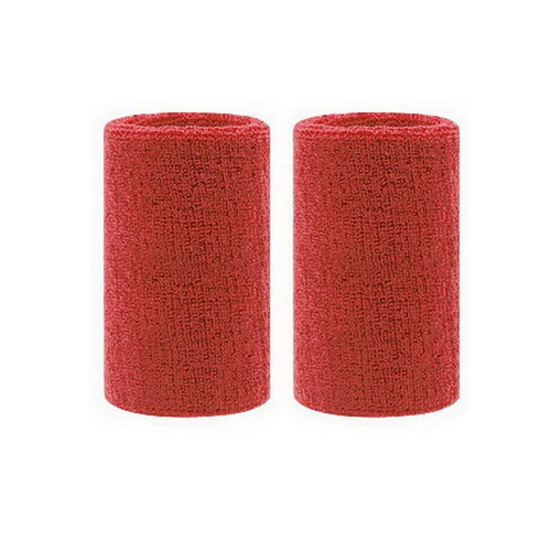 2 Pcs Towel Sports Wristbands Tennis Sweat Bands Wrist Guard