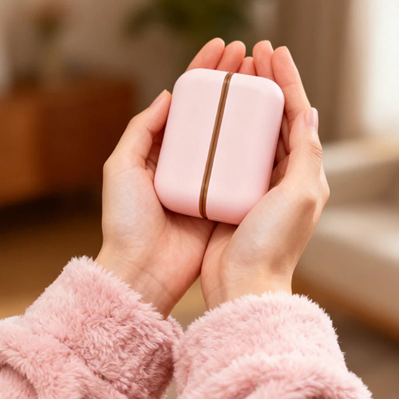 Split Style Hand warmer with Magnetic Suction and LCD Display for