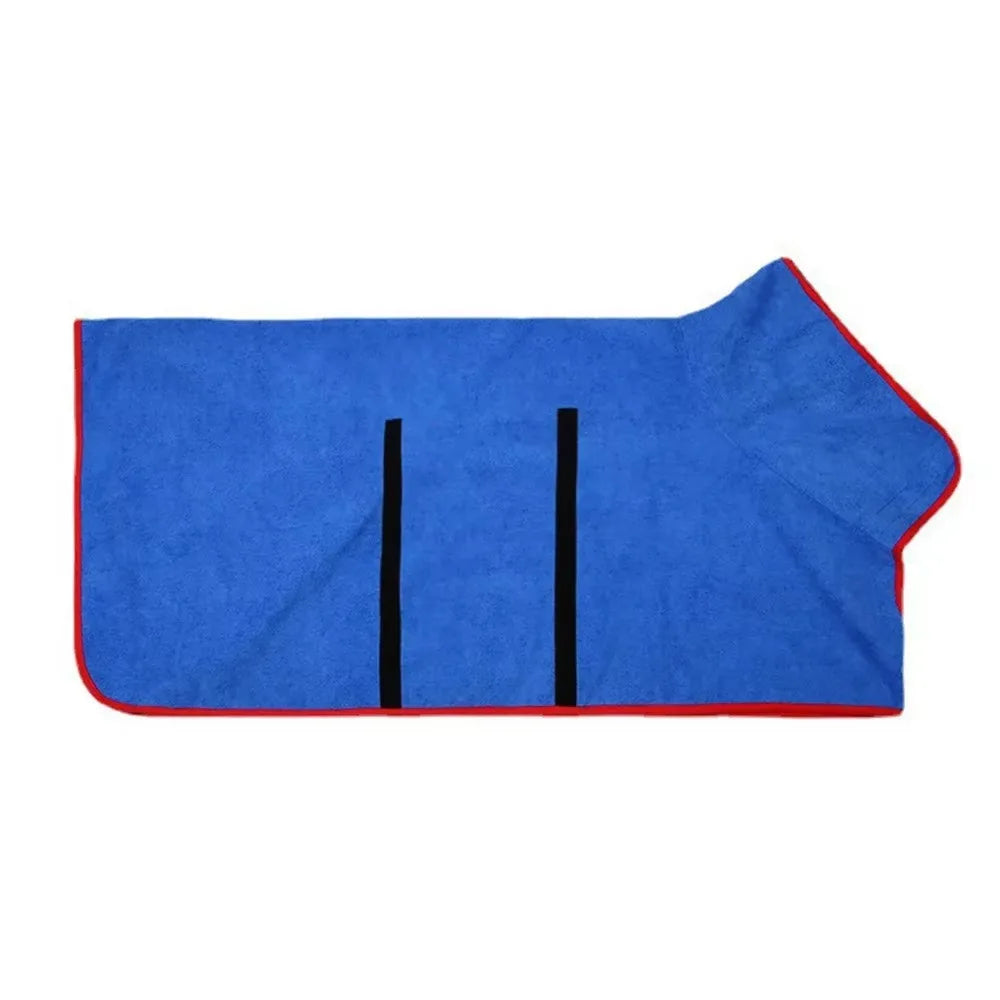 New Dog Bathrobe Absorbent Pet Quick Drying Bath Towel Dog Bath Towel
